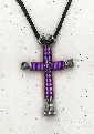 Amethyst Disciple's Cross